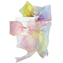 Hair Metal Clip W-Bow Asst Clrs-wholesale