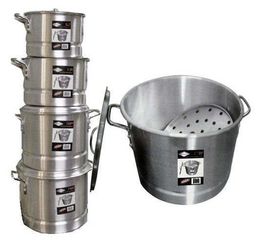 Stock Pots 5pc Alum 20 24 32 40 52qt-wholesale Stock Pots 5pc Alum 20 24 32 40 52qt-wholesale