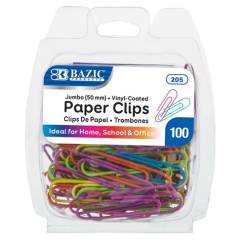 Paper Clips 100ct Asst Clrs & Sizes-wholesale