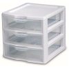 Sterilite Drawers 3 Comp Sml Clear-wholesale