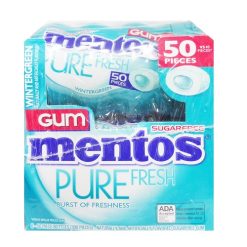 Mentos Gum Bottles 50pc Winter Green-wholesale