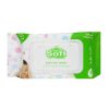 Soft Baby Wipes 80ct Green 0% Alcohol-wholesale