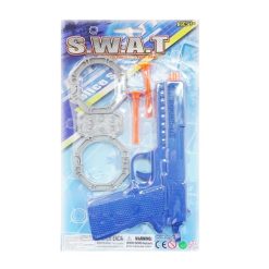 Toy Police Gun Set In Blister Card-wholesale