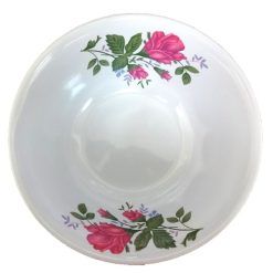 Melamine Bowl 8in Red Flower-wholesale