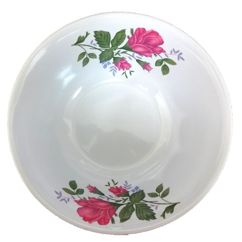 Melamine Bowl 8in Red Flower-wholesale Melamine Bowl 8in Red Flower-wholesale