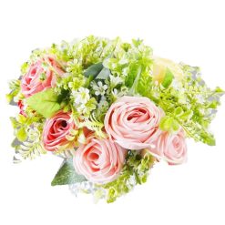 Rose Bouquet 3 Heads Asst Clrts-wholesale