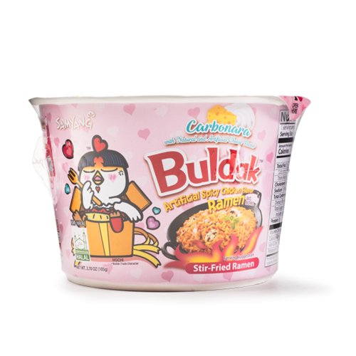 Samyang Buldak Bowl 3.70oz Carbonara-wholesale Samyang Buldak Bowl 3.70oz Carbonara-wholesale
