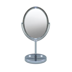 Mirror Oval Metal Stand 5in-wholesale