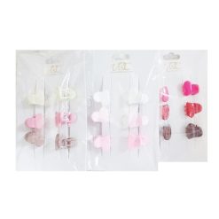 Hair Clips 6pc Smll Asst Clrs-wholesale