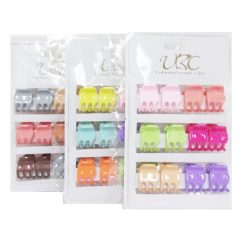 Hair Clips Mini 12pc Asst Clrs-wholesale