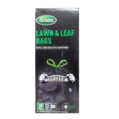 Scotts Lawn & Leaf Bags 22ct 39gl Black-wholesale