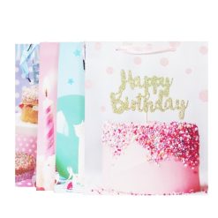 Gift Bags Happy Birthday MD Asst-wholesale