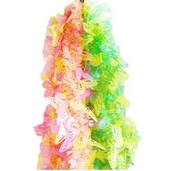 Easter Garland Tinsel 9ft Butterfly Asst-wholesale