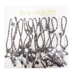 Keychain Thread Brown W-Cross-wholesale