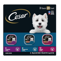 Cesar Dog Food 3.5oz 3 Asst Flavors-wholesale