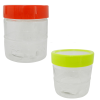 Glass Canister 27.1oz Asst Color Lids-wholesale