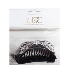 Hair Clip W-Bow Black-wholesale