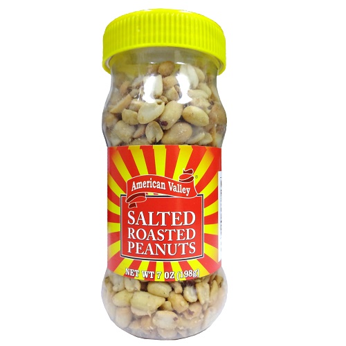 A.V Salted Roasted Peanuts 7oz Jar-wholesale A.V Salted Roasted Peanuts 7oz Jar-wholesale