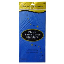 Table Cover 54 X 108in Blue Plastic-wholesale
