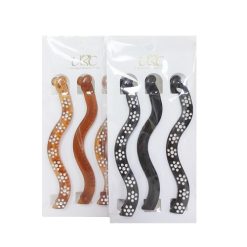 Hair Clips 3pk Asst Clrs-wholesale