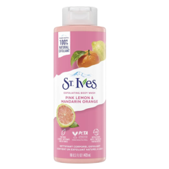 St. Ives Body Wash Exfltng 16oz Pink Lmn-wholesale