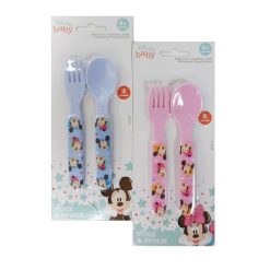 Baby Fork & Spoon Mickey Asst-wholesale