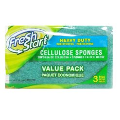 Fresh Start Sponges 3pk Green Yellow-wholesale