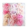 Hair Metal Clips W-Flower Asst Clrs-wholesale