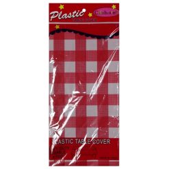 Table Cover 54 X 108in Red Checkered-wholesale