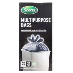 Scotts Trash Bags 34ct 30gl Black-wholesale