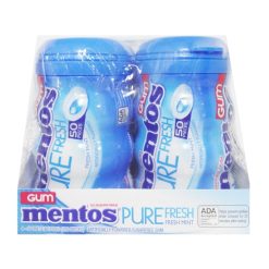 Mentos Gum Bottles 50pc Fresh Mint-wholesale