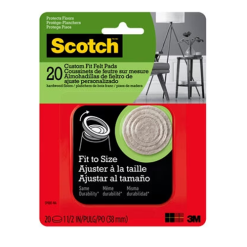 Scotch Felt Pads 20ct Beige-wholesale