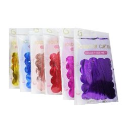 Party Curtain Foil Asst Clrs-wholesale