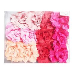 Hair Clip W-Flower Asst-wholesale