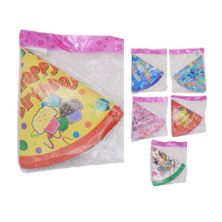 Party Hats 6pk Asst-wholesale