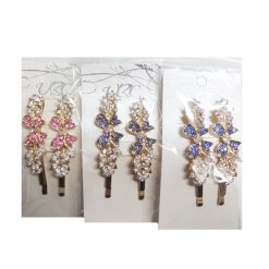 Hair Metal Snaps 2pk Gold-wholesale