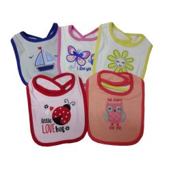 Baby Bibs W-Embroidery Asst-wholesale
