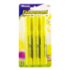 Fluorescent Highlighters 3pc Yellow-wholesale