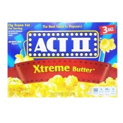 Act II MW Popcorn 3pk Xtreme Butter-wholesale