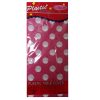Table Cover 54 X 108in Hot Pink W-Wht Do-wholesale