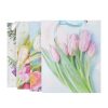 Gift Bags Flowers W-Glitter MD Asst-wholesale