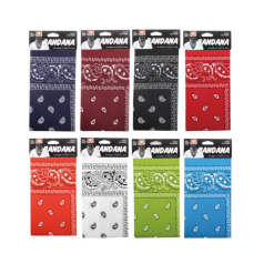 Bandana 1pc Asst Colors-wholesale