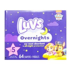 Luvs Diapers #5 64ct Overnights-wholesale