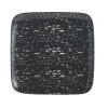Dinner Plate Square 10.6in Black Marble-wholesale