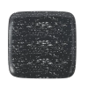 Dinner Plate Square 9.4in Black Marble-wholesale