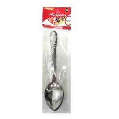 Spoons Stainless Steel 6pc W-Design-wholesale
