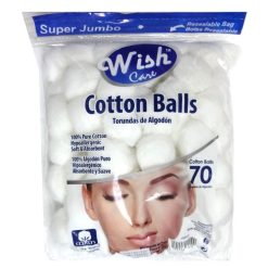 Wish Cotton Balls 70ct Bag-wholesale