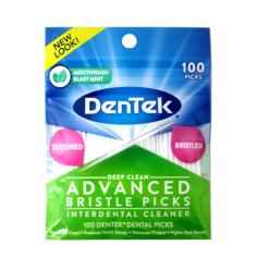 Dentek Clean Bristle Picks 100ct Mint-wholesale