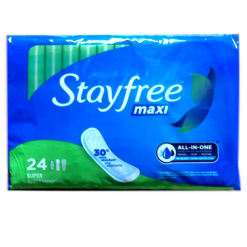Stayfree Maxi Pads 24ct Super-wholesale
