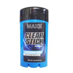 Maxx Deodorant Clear Stick 2.25oz-wholesale